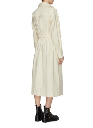 Back View - Click To Enlarge - 3.1 PHILLIP LIM - Scarf neck belted dress