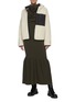 Figure View - Click To Enlarge - 3.1 PHILLIP LIM - Cowl neck sleeveless dress