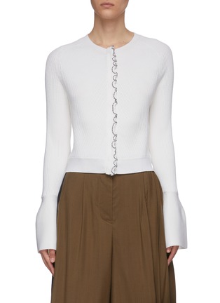 Main View - Click To Enlarge - 3.1 PHILLIP LIM - Tulip sleeve rib knit top