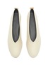 Detail View - Click To Enlarge - GRAY MATTERS - Mildred Piccola' block heel leather ballerina flats