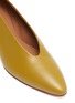 Detail View - Click To Enlarge - GRAY MATTERS - 'Gemma' metallic sculptural heel leather pumps