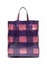 Main View - Click To Enlarge - ACNE STUDIOS - Check PRINT COATED COTTON TOTE BAG