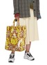 Figure View - Click To Enlarge - ACNE STUDIOS - Baroque PRINT COATED COTTON TOTE BAG