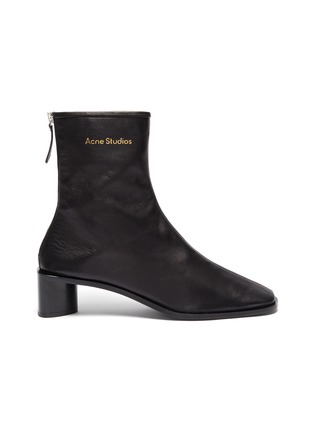 Main View - Click To Enlarge - ACNE STUDIOS - Square toe leather boots