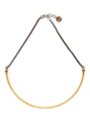 Main View - Click To Enlarge - ALEXANDER MCQUEEN - Skull charm chocker necklace