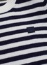  - ACNE STUDIOS - Face patch stripe knit sweater