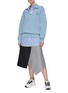 Figure View - Click To Enlarge - ACNE STUDIOS - Face patch collar sweatshirt