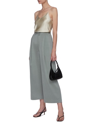 Figure View - Click To Enlarge - EQUIL - Drawstring waist silk pants
