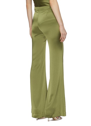Back View - Click To Enlarge - GALVAN LONDON - High waisted satin pants