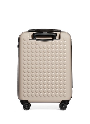Back View - Click To Enlarge - DOT-DROPS - X-tra Light 21" carry-on suitcase - Taupe