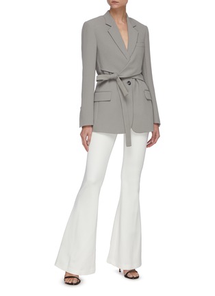 Figure View - Click To Enlarge - GALVAN LONDON - High waisted flared pants