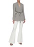 Figure View - Click To Enlarge - GALVAN LONDON - High waisted flared pants