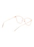 Figure View - Click To Enlarge - FOR ART'S SAKE - Sangria' cat eye metal frame optical glasses