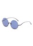 Main View - Click To Enlarge - FOR ART'S SAKE - Oceana' oval metal frame sunglasses