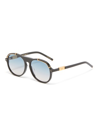 Main View - Click To Enlarge Main View - Click To Enlarge - FOR ART'S SAKE - General' acetate aviator frame sunglasses