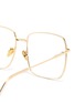 Detail View - Click To Enlarge - SUPER - 'Numero 78' oro square metal frame optical glasses