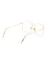 Figure View - Click To Enlarge - SUPER - 'Numero 78' oro square metal frame optical glasses