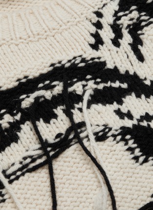  - ALEXANDER MCQUEEN - Skull embroidered sweater