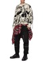 Figure View - Click To Enlarge - ALEXANDER MCQUEEN - Skull embroidered sweater