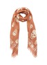 Main View - Click To Enlarge - ALEXANDER MCQUEEN - All over skull modal silk scarf