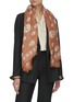 Figure View - Click To Enlarge - ALEXANDER MCQUEEN - All over skull modal silk scarf
