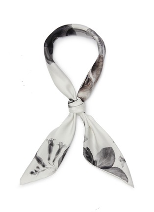 Main View - Click To Enlarge - ALEXANDER MCQUEEN - 'Bandana bloom' mixed print scarf