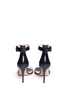 Back View - Click To Enlarge - GIANVITO ROSSI - Ankle strap leather sandals