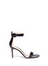 Main View - Click To Enlarge - GIANVITO ROSSI - Ankle strap leather sandals