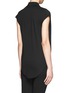 Back View - Click To Enlarge - HELMUT LANG - Drape neck jersey top