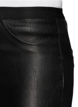 Detail View - Click To Enlarge - HELMUT LANG - Plonge leather leggings