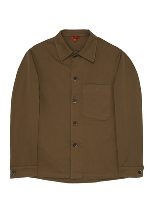 Main View - Click To Enlarge - BARENA - 'Cedrone Stino' gabardine shirt jacket