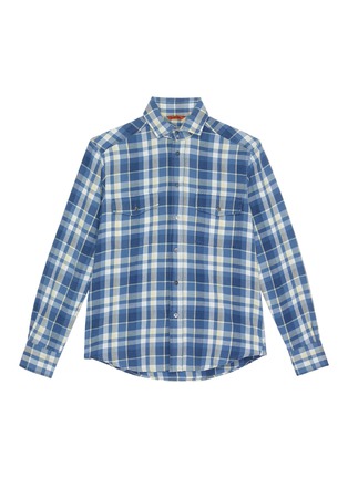 Main View - Click To Enlarge - BARENA - Teti Saltaro' check plaid cotton shirt