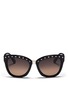 Main View - Click To Enlarge - VALENTINO GARAVANI - 'Rockstud' square cat eye sunglasses