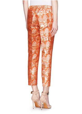 Back View - Click To Enlarge - J.CREW - Brocade print cropped pants