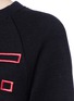 Detail View - Click To Enlarge - KENZO - Logo embroidery irregular hem sweatshirt