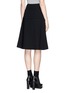 Back View - Click To Enlarge - PROENZA SCHOULER - Wool blend A-line midi skirt