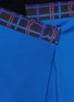 Detail View - Click To Enlarge - KENZO - Graphic irregular plaid waist pleat skirt