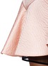 Detail View - Click To Enlarge - MSGM - Embossed neoprene skirt with gauze layer