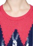 Detail View - Click To Enlarge - KENZO - Sequin appliqué wool sweater