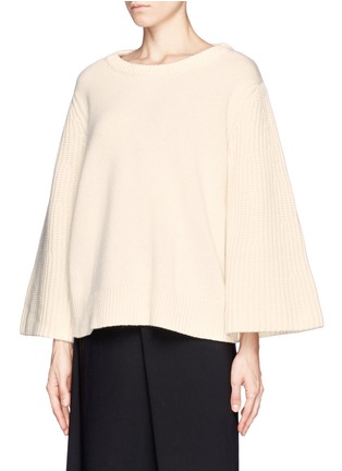 Front View - Click To Enlarge - THE ROW - 'Astya' wool-cashmere knit sweater