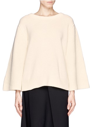 Main View - Click To Enlarge - THE ROW - 'Astya' wool-cashmere knit sweater
