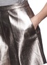 Detail View - Click To Enlarge - MSGM - Metallic bloomer shorts