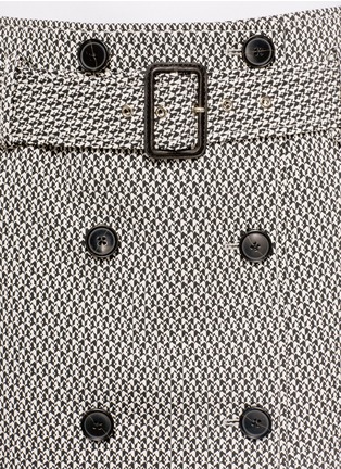 Detail View - Click To Enlarge - JASON WU - Jacquard button front pencil skirt