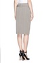 Back View - Click To Enlarge - JASON WU - Jacquard button front pencil skirt