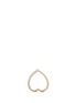 Main View - Click To Enlarge - REPOSSI - 'Antifer' diamond 18k rose gold heart ring