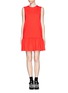 Main View - Click To Enlarge - MSGM - Layer V back drop waist dress
