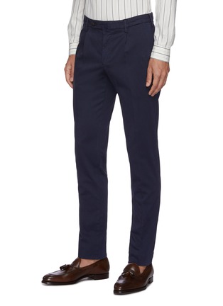 Front View - Click To Enlarge - INCOTEX - Slim fit stretch chino pants