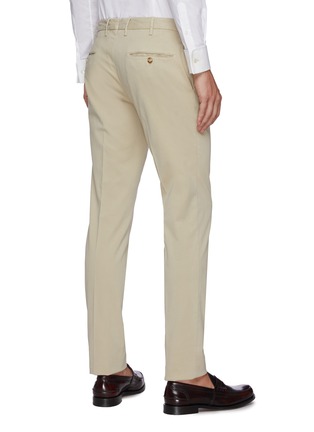 Back View - Click To Enlarge - INCOTEX - Slim fit stretch chino pants