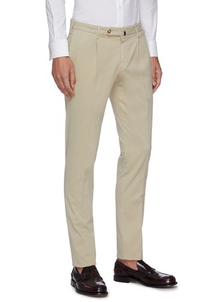 Front View - Click To Enlarge - INCOTEX - Slim fit stretch chino pants