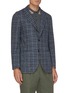Front View - Click To Enlarge - RING JACKET - Donegal effect wool blend blazer